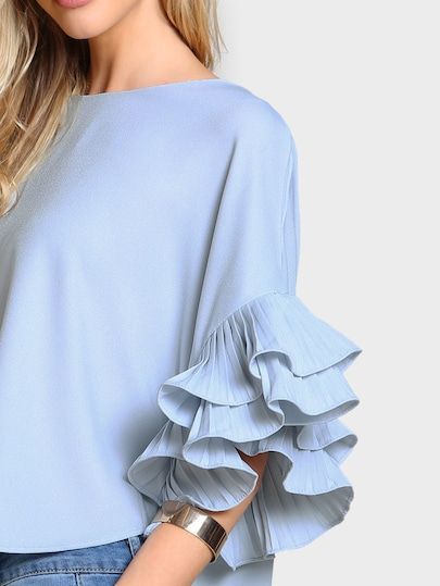 Ruffle Sleeves