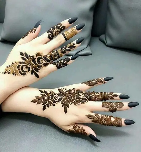 Latest 50 Finger Mehndi Designs That We Absolutely Adore