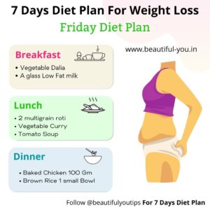 7 days Diet Plan, Day 5