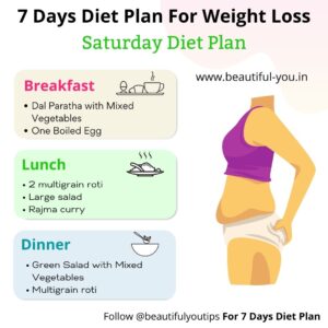 7 days Diet Plan, Day 6