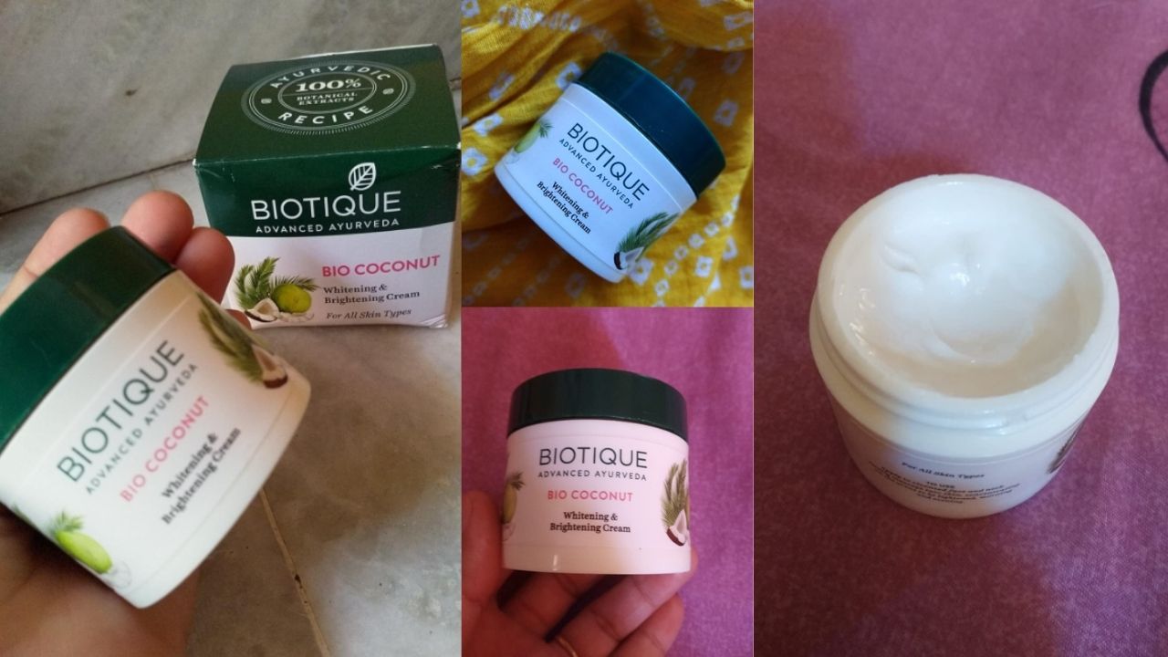 You are currently viewing Biotique Bio coconut Brightening And Whitening Cream Review