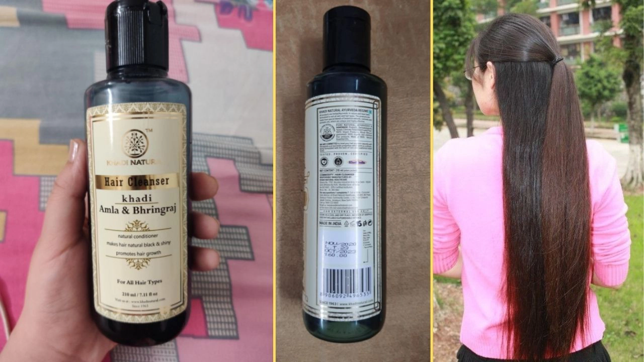 KHADI NATURAL Ayurvedic Amla And Bhringraj Hair Cleanser Review