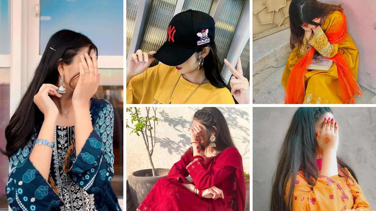 Hidden Face dp's for girls for WhatsApp & Facebook